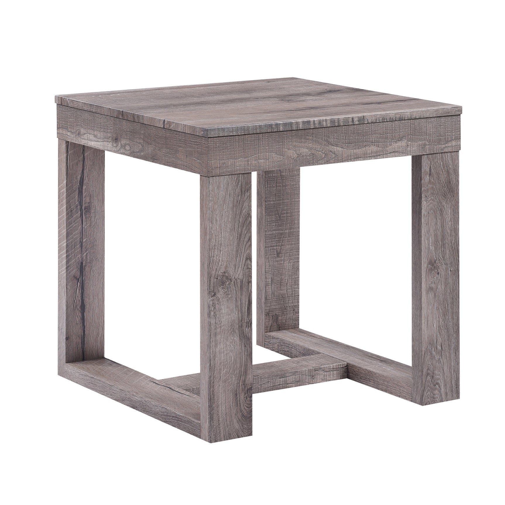Knott Gray End Table angle