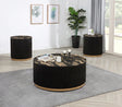 Kara 3-Piece Coffee Table Set in Gold and Black from Decor Furniture