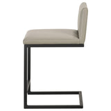 Vardon Genuine Leather Tan Counter Height Chair Set of 2 — product image 5