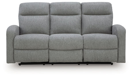 Gauntlet Reclining Sofa head-on view