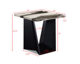 Adea 3-Piece Brown Faux Marble Coffee Table Set view 6