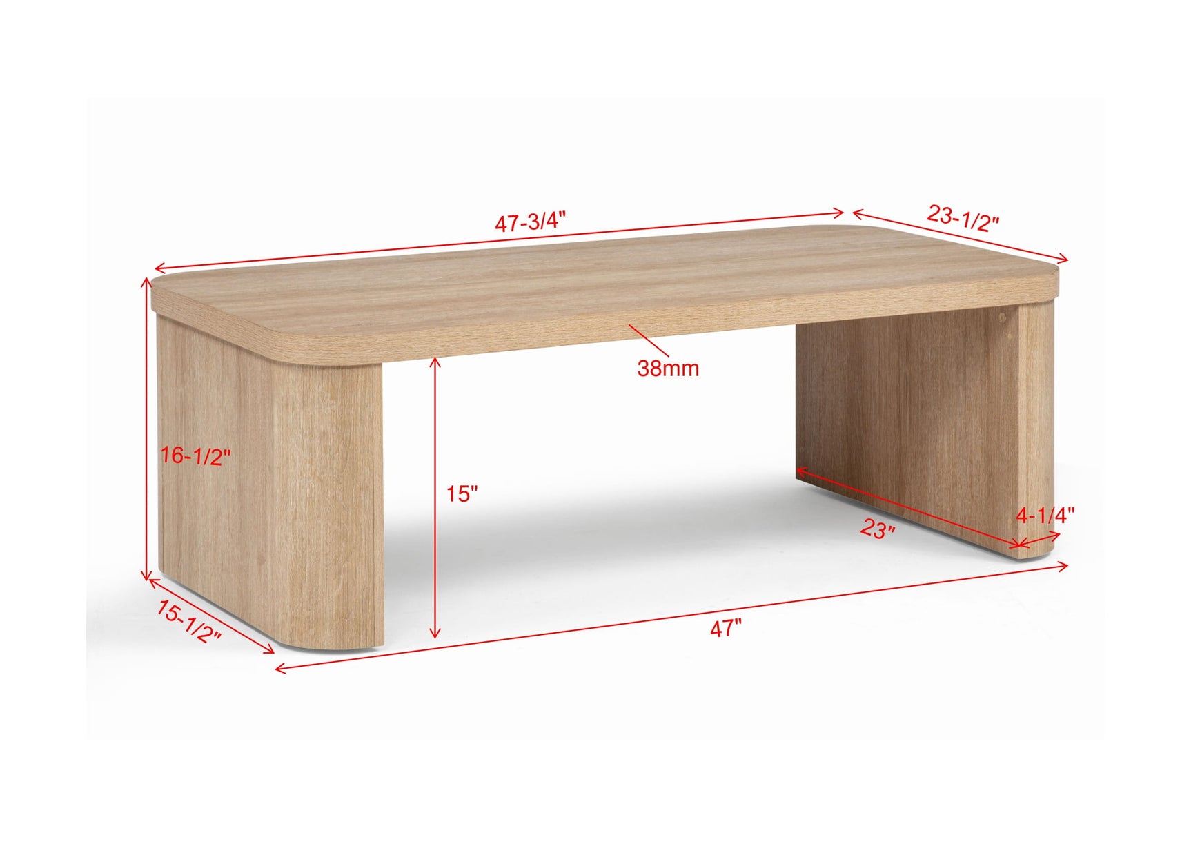 Two end tables side by side