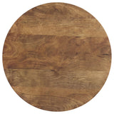 Coffey Round Mango Wood End Table Light Brown — product image 3