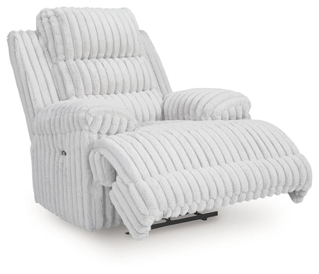 Reclining position of Rhines Falls Alloy Power Recliner