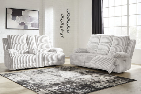Close-up of Alloy Falls sofa corduroy upholstery