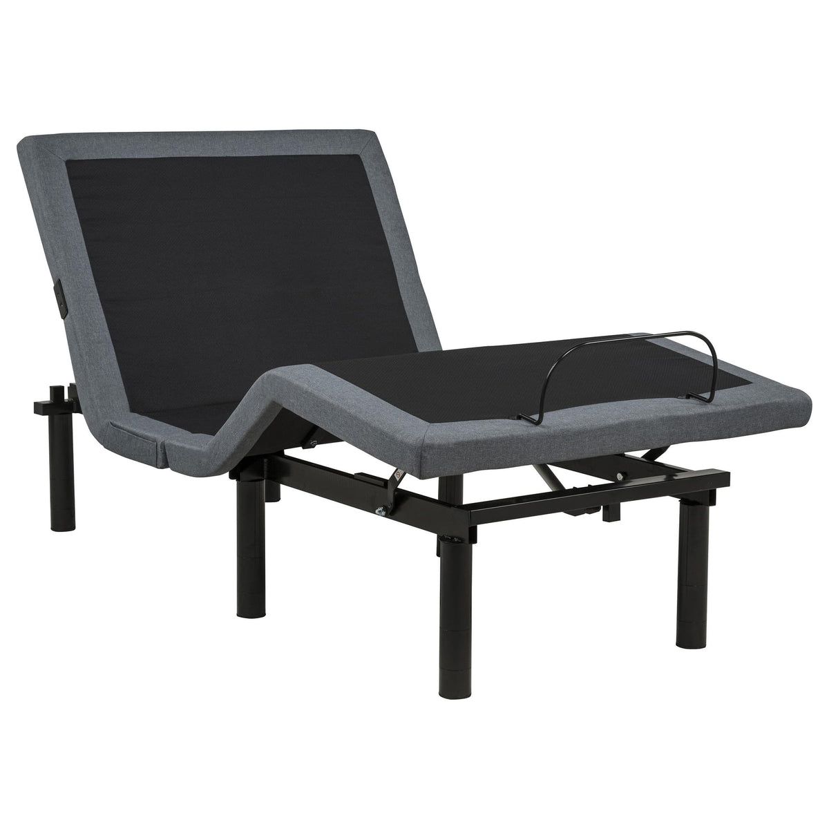 Weston Twin XL Dual-Motor Massage Adjustable Bed Base in Black and Grey — product image 2