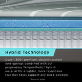 Tempur-Pedic® TEMPUR-LuxeAdapt® Medium Hybrid Mattress