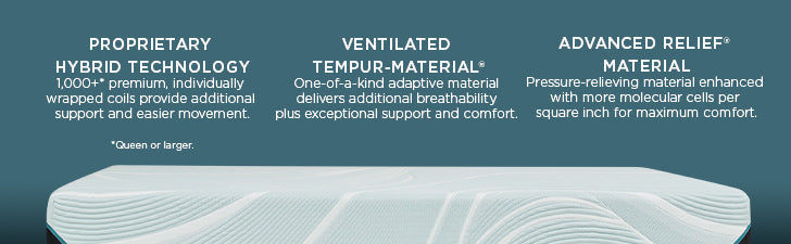 Tempur-Pedic® TEMPUR-ProAdapt® Medium Hybrid Mattress