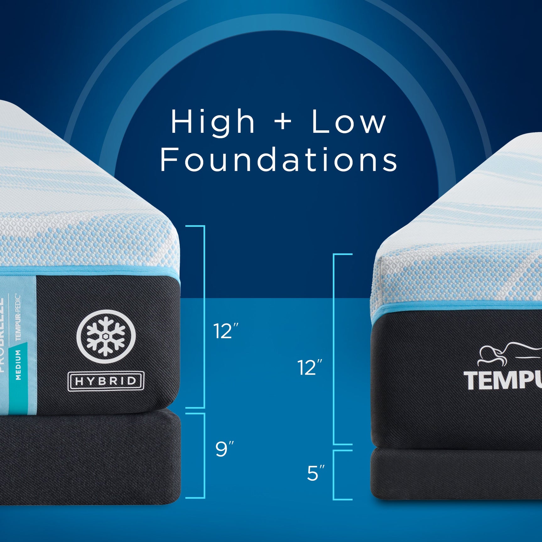 Tempur-Pedic® TEMPUR-ProBreeze® Medium Hybrid Mattress