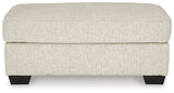 Heartcort Quartz Chenille Ottoman