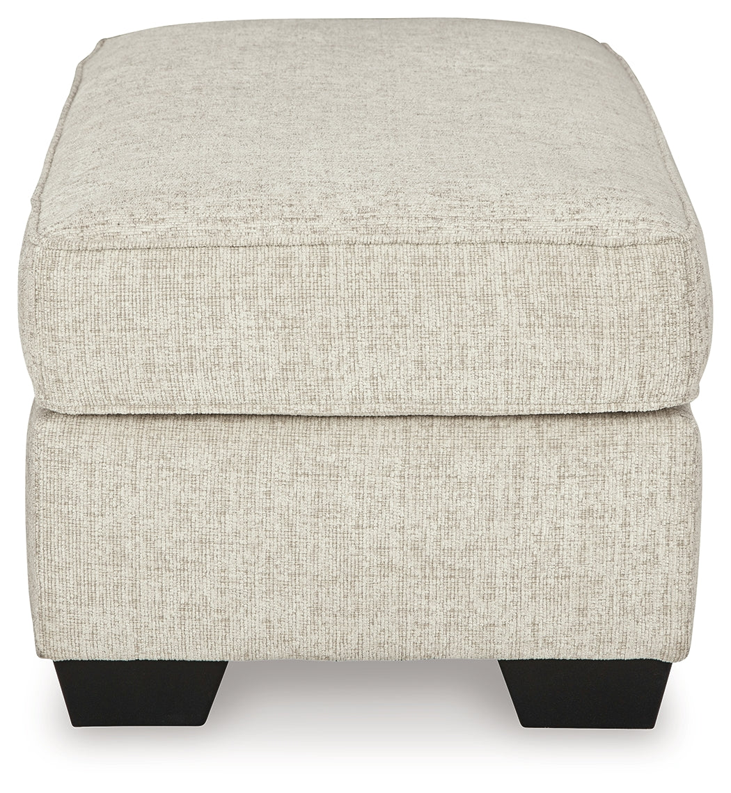 Heartcort Quartz Chenille Ottoman