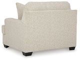 Heartcort Quartz Chenille Oversized Chair