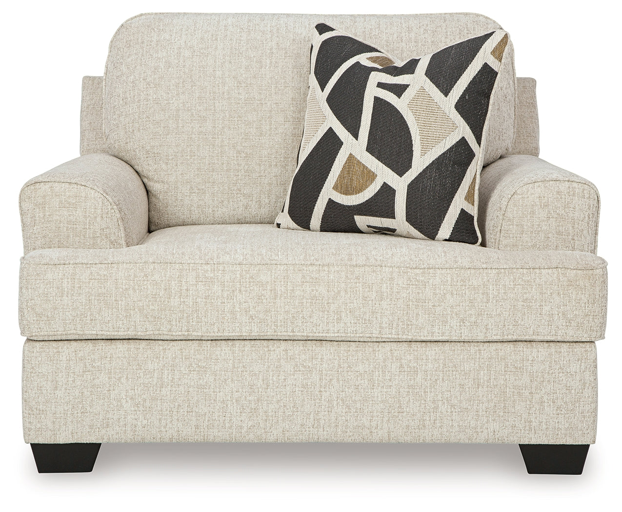 Heartcort Quartz Ottoman side view