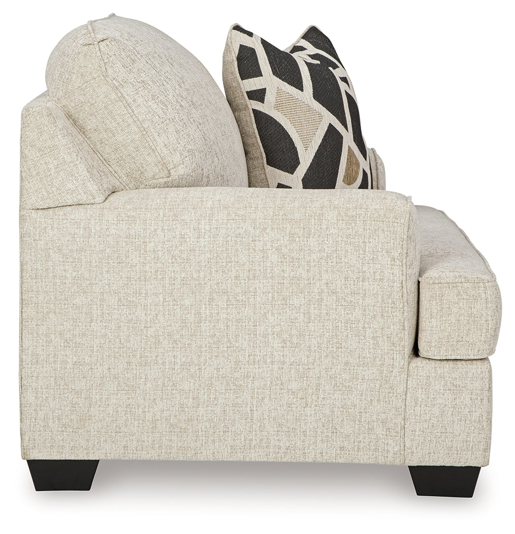 Heartcort Quartz Chenille Oversized Chair