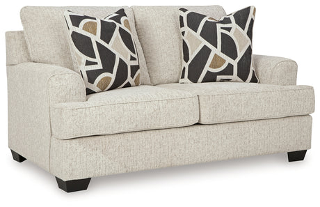 Heartcort Loveseat head-on view