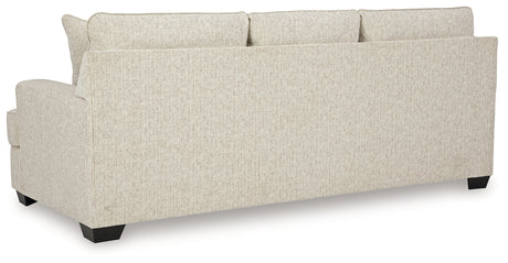 Heartcort Quartz Loveseat side view