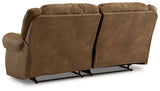 Boothbay Auburn Faux Leather Power Reclining Sofa back view