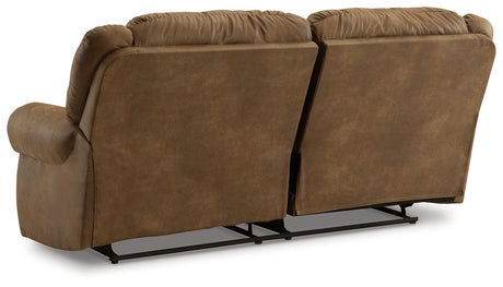 Boothbay Auburn Faux Leather Power Reclining Sofa back view