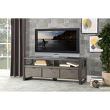 Prudhoe Power Gunmetal Modern Contemporary Acacia Veneer, Wood And Engineered Wood Tv Stand - Ella Furniture