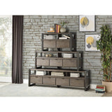 Prudhoe Power Gunmetal Modern Contemporary Acacia Veneer, Wood And Engineered Wood Tv Stand - Ella Furniture