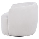 Hudson Fabric Swivel Accent Chair Ivory — product image 4