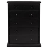 Interior view of an open drawer in Sumerlin chest