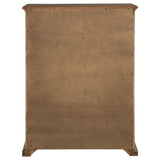 Back view of Sumerlin 6-drawer chest