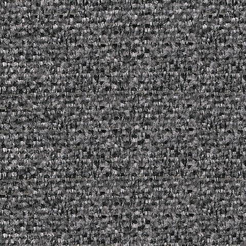 close-up swatch of Man Fort chenille upholstery fabric in graphite