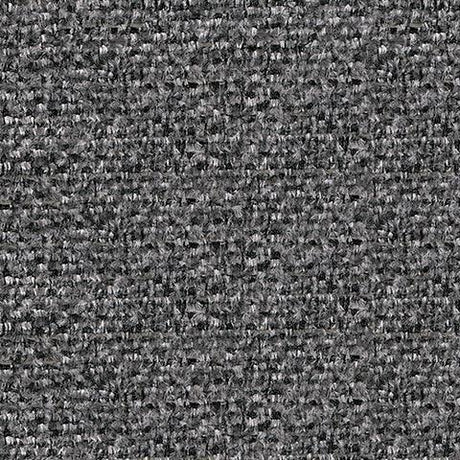close-up swatch of Man Fort chenille upholstery fabric in graphite