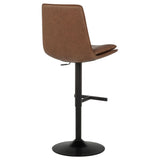 Eldridge Faux Leather Upholstered Adjustable Bar Stool Coffee — product image 9
