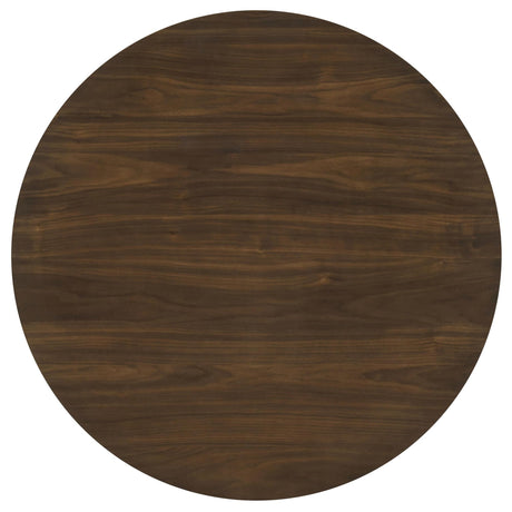 Hamlyn 5-piece Round Wood Counter Height Dining Set Black and Walnut — product image 4