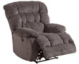 Zay Cobblestone Gray Rocker Recliner front view