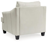 Genoa Coconut Leather Oversized Chair - Ella Furniture
