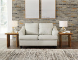 Genoa Coconut Leather Loveseat - Ella Furniture