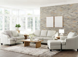 Genoa Coconut Sofa, Loveseat, Chair and Ottoman