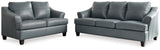 Genoa Steel Sofa and Loveseat