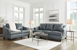 Genoa Steel Sofa and Loveseat