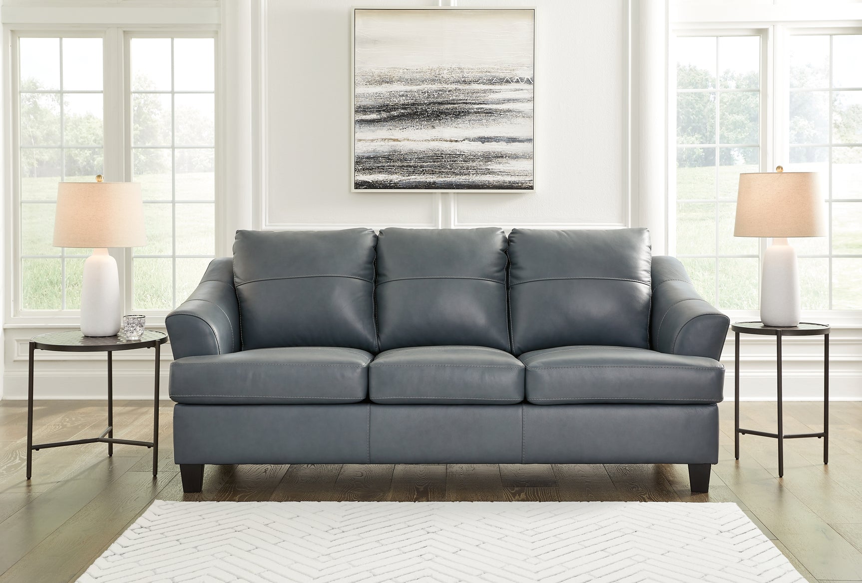 Genoa Steel Sofa, Loveseat, Chair and Ottoman