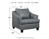Genoa Steel Sofa, Loveseat, Chair and Ottoman