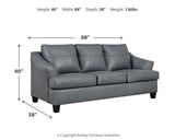 Genoa Steel Sofa, Loveseat, Chair and Ottoman