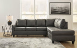 room view of Valderno Fog 2-Piece Sectional With Chaise sectional sofa