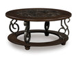 Dark Brown 42-Inch Coffee Table — product view