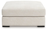 Donelson Creek Ottoman head-on view highlighting plush cushion