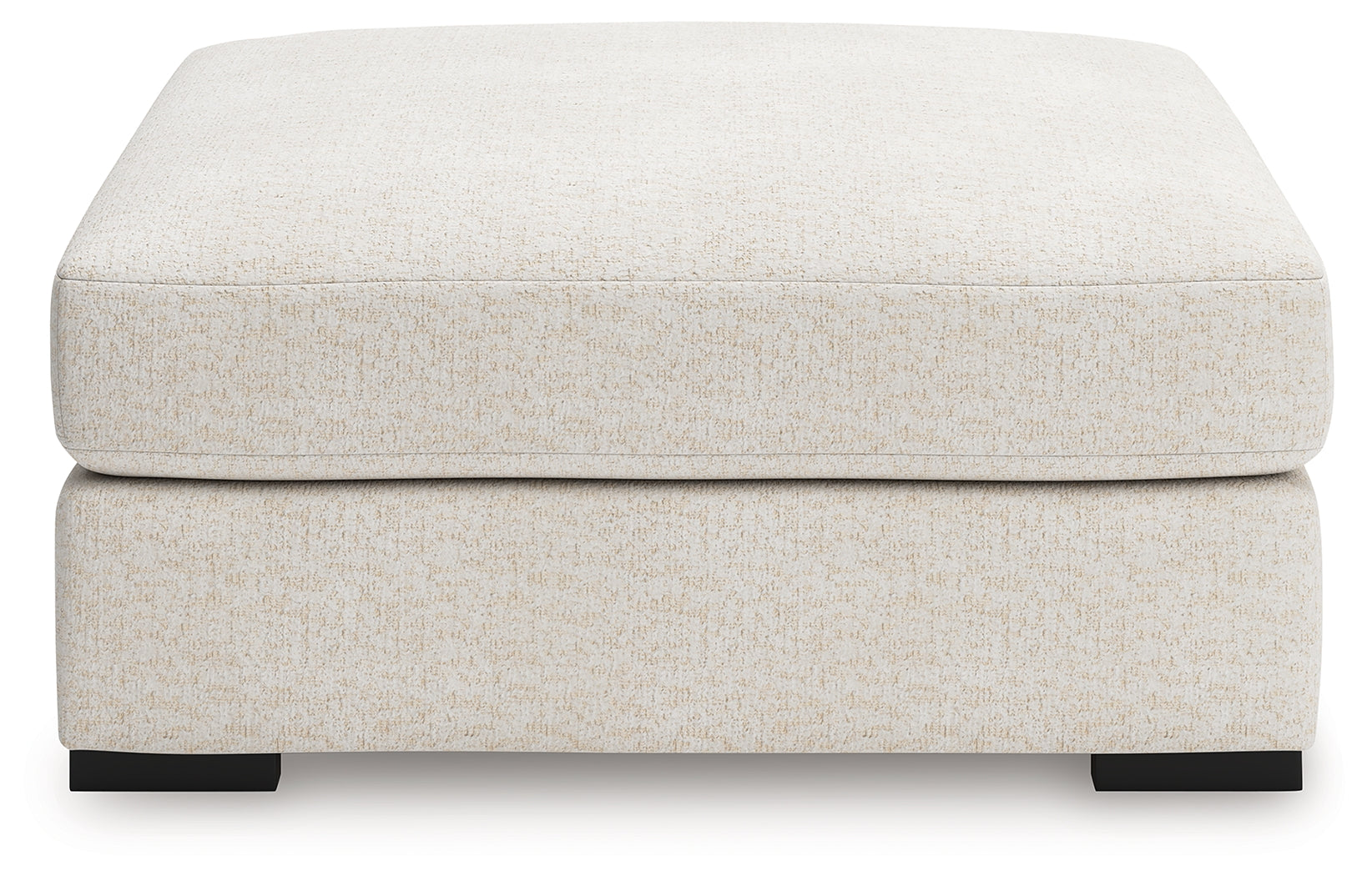 Donelson Creek Ottoman head-on view highlighting plush cushion