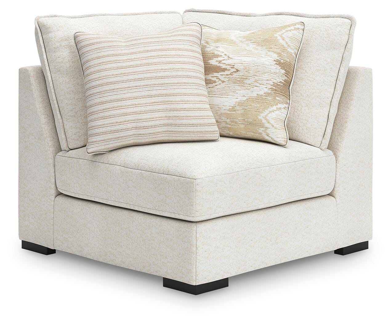 Donelson Creek Vanilla Performance Fabric,Next-Gen Nuvella™,Chenille 6-Piece Sectional - image 4