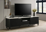 Britany TV Stand in Black Finish from Decor Furniture