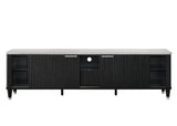 Britany TV Stand in Black Finish view 4