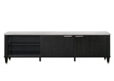 Britany TV Stand in Black Finish view 7