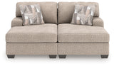 Close-up detail of Seyler Lane hemp chenille upholstery