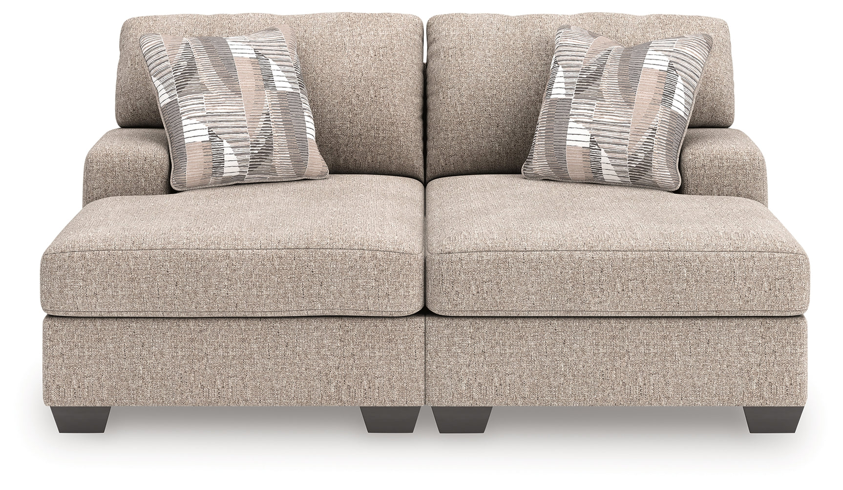 Close-up detail of Seyler Lane hemp chenille upholstery